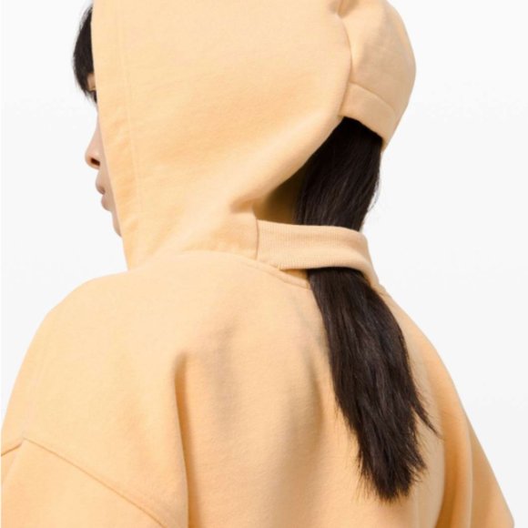 Lululemon Cool Crescent Hoodie Ivory Peach 6 New - Picture 7 of 10